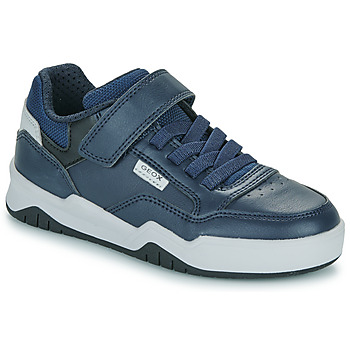 Sapatos Rapaz Sapatilhas Geox J PERTH BOY Marinho / Branco