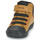 Sapatos Rapaz Sapatilhas de cano-alto Geox B GISLI BOY Castanho / Preto