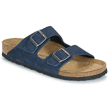 Sapatos Homem Chinelos Birkenstock Arizona LENB Desert Buck Midnight Marinho