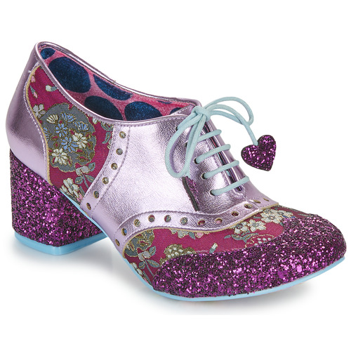 Sapatos Mulher Richelieu Irregular Choice CLARA BOW Violeta / Multicolor