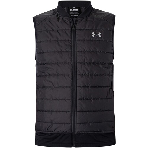 Textil Homem Casacos fato de treino Under Armour Colete de corrida com isolamento Storm Preto