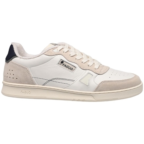 Sapatos Homem Sapatilhas Faguo COMMUTE 1 BASKETS LEATHER Branco