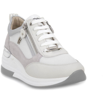 Sapatos Mulher Sapatilhas Keys WHITE  SILVER Branco