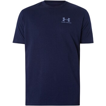 Textil Homem T-Shirt mangas curtas Under Armour T-Shirt de manga curta com peito esquerdo Sportstyle Azul