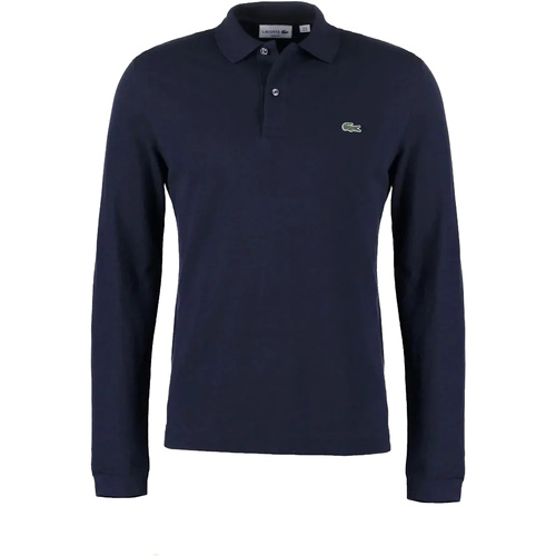 Textil Homem Polos mangas compridas Lacoste L1313 Azul