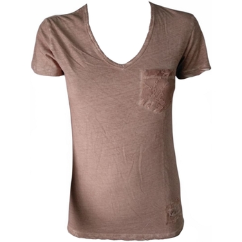 Textil Mulher T-Shirt mangas curtas Deha D65610 Rosa