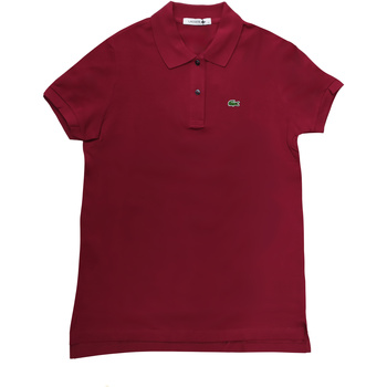 Textil Mulher Polos mangas curta Lacoste PF6958 Bordô