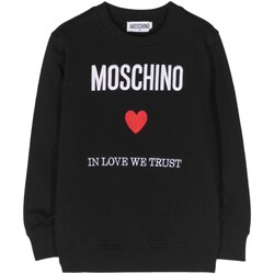 Textil Rapariga Sweats Moschino H5F05RLCA30 Preto