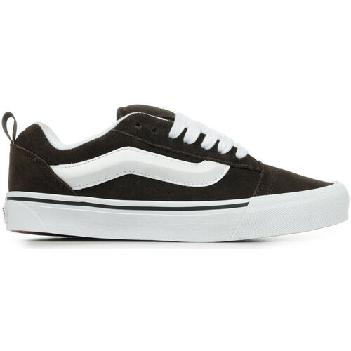 Sapatos Homem Sapatilhas Vans Knu Skool Castanho