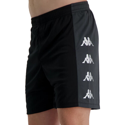 Textil Homem Shorts / Bermudas Kappa  Preto