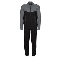 Textil Homem Todos os fatos de treino Emporio Armani EA7 ATHLETIC COLORBLOCK TRACKSUIT Preto / Cinza