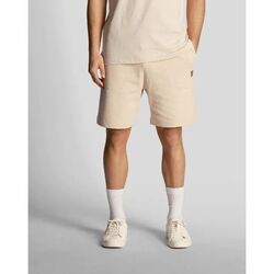 Textil Homem Shorts / Bermudas Lyle & Scott ML2009 SLUB SHORT-W870 COVE Bege