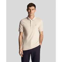 Textil Homem T-shirts e Pólos Lyle & Scott SP400TON POLO SHIRT-W870 COVE Bege