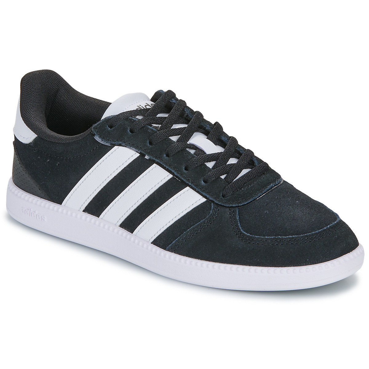 Sapatos Mulher Sapatilhas Adidas Sportswear BREAKNET SLEEK SUEDE Preto / Branco