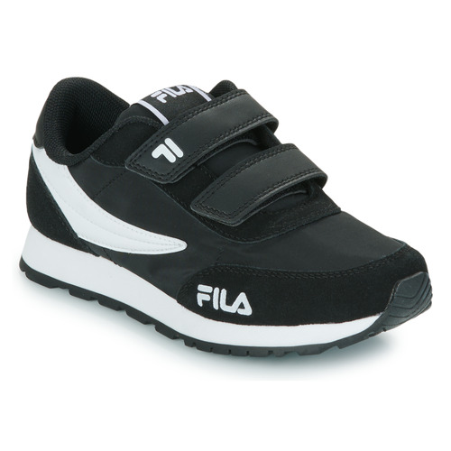 Sapatos Rapaz Sapatilhas Fila ORBIT REVOLUTION velcro kids Preto / Branco