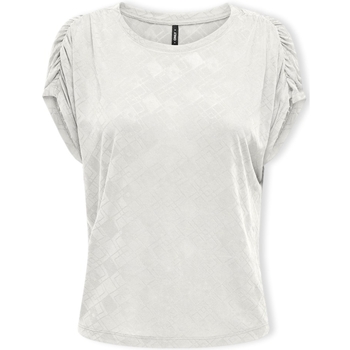 Textil Mulher Tops / Blusas Only Top Free Life S/S - Cloud Dancer Branco