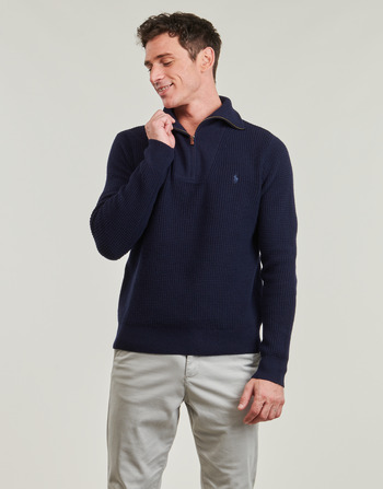 Polo Ralph Lauren PULL 1/2 ZIP EN LAINE MELANGE