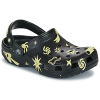 Sapatos Rapaz Tamancos Crocs Classic Glow Space Clog K Preto