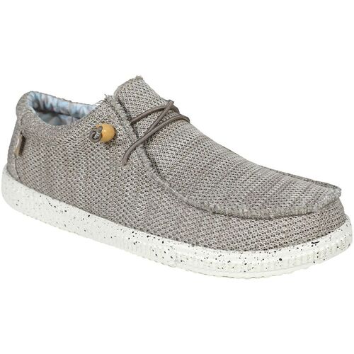 Sapatos Homem Mocassins Pitas Wallabi knitted Bege