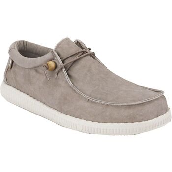 Sapatos Homem Mocassins Pitas Wallabi washed Bege