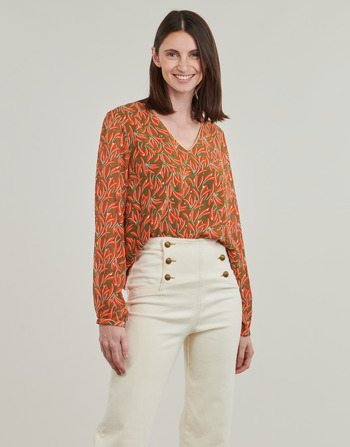 Textil Mulher Tops / Blusas Only ONLMILEY Laranja