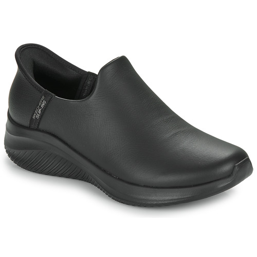 Sapatos Mulher Slip on Skechers HAND FREE SLIP-INS ULTRA FLEX 3.0 LEATHER Preto