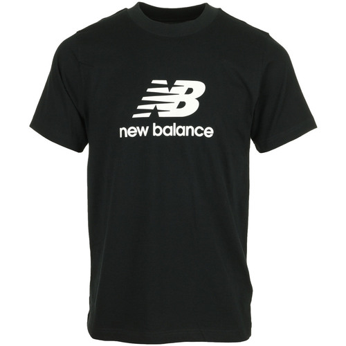 Textil Homem T-Shirt mangas curtas New Balance Se Log Ss Preto