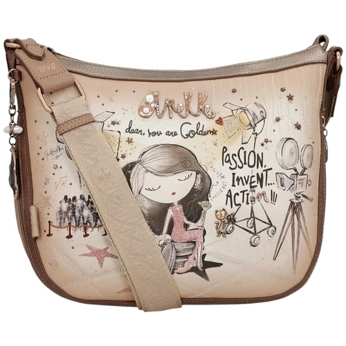 Malas Mulher Pouch / Clutch Anekke 38703 Castanho