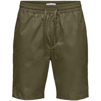 Textil Homem Shorts / Bermudas Only & Sons   Verde