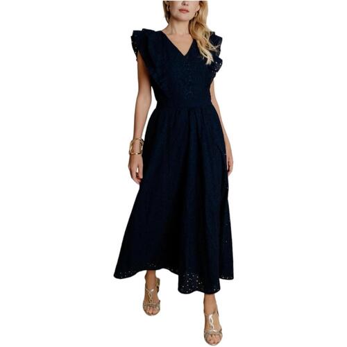 Textil Mulher Vestidos Naf Naf  Azul