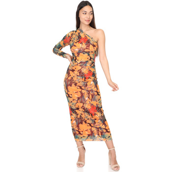 Textil Mulher Vestidos La Modeuse 71715_P168538 Laranja