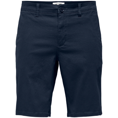 Textil Homem Shorts / Bermudas Only & Sons   Azul