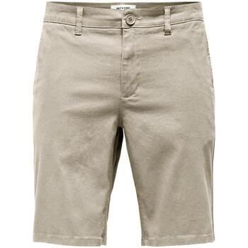 Textil Homem Shorts / Bermudas Only & Sons   Branco