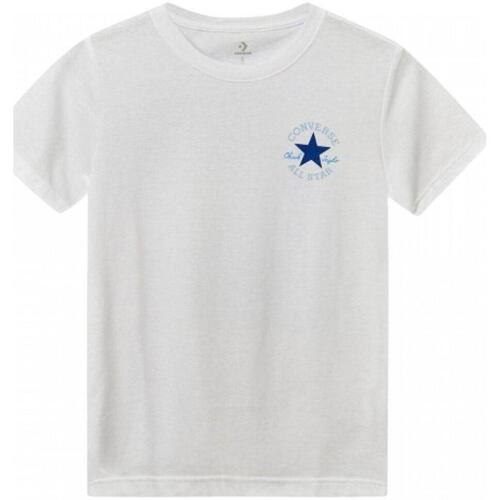 Textil Criança T-Shirt mangas curtas Converse 9cd779-001_t-shirt_bianco Branco