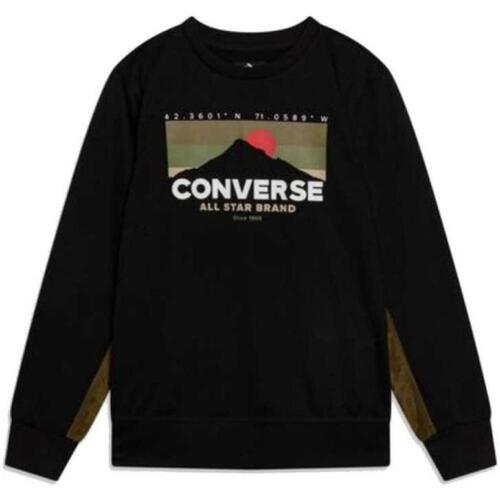 Textil Rapaz Sweats Converse 9cd881_felpa Preto