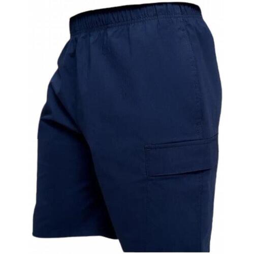 Textil Homem Shorts / Bermudas New Balance ms31550_woven_cargo_blu Azul