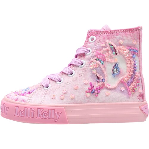 Sapatos Criança Sapatilhas de cano-alto Lelli Kelly  Rosa