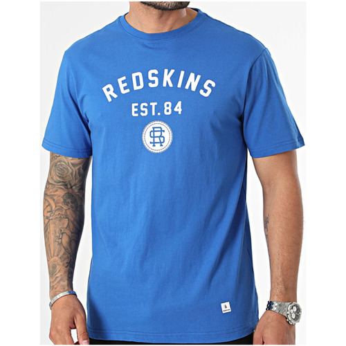 Textil Homem T-Shirt mangas curtas Redskins JONJON MARK Azul