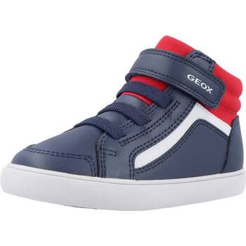 Sapatos Rapaz Sapatilhas Geox B GISLI BOY Azul