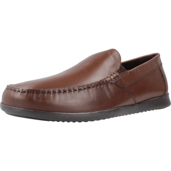 Sapatos Homem Mocassins Geox U UALLE 2 FIT B Castanho