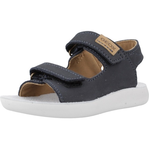 Sapatos Rapaz Sandálias Geox B SANDAL LIGHTFLOPPY Azul