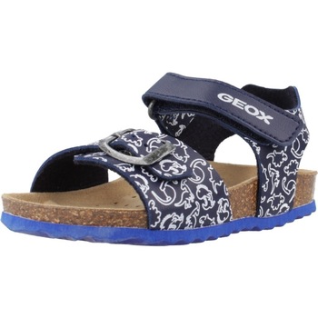 Sapatos Rapaz Sandálias Geox B SANDAL CHALKI BOY Azul