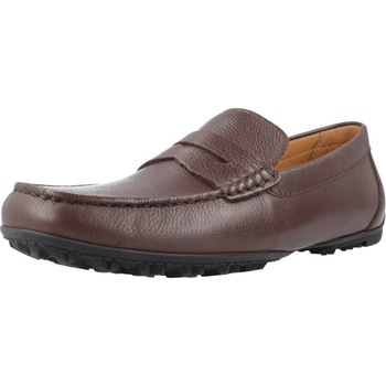 Sapatos Homem Mocassins Geox U KOSMOPOLIS + GRIP Castanho