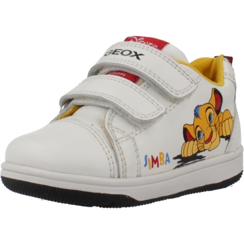 Sapatos Rapaz Sapatilhas Geox B NEW FLICK BOY Branco