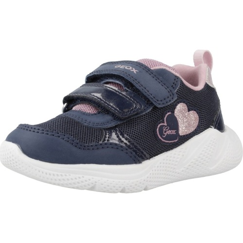 Sapatos Rapariga Sapatilhas Geox B SPRINTYE GIRL Azul