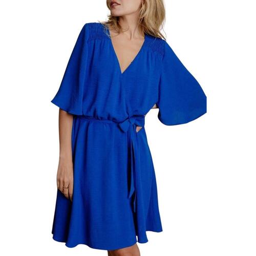 Textil Mulher Vestidos Naf Naf  Azul