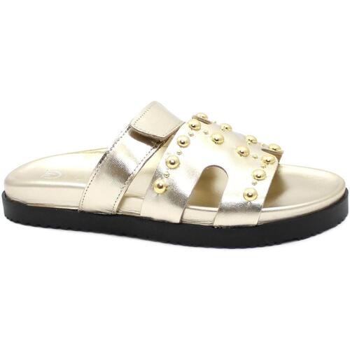 Sapatos Mulher Chinelos Divine Follie DIV-E24-H500-PL Ouro