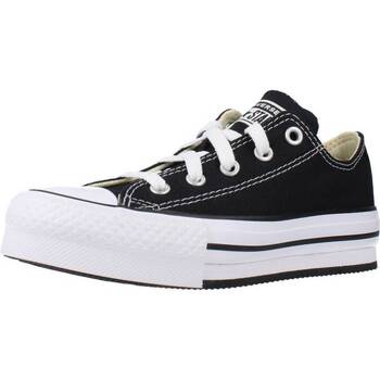 Sapatos Rapariga Sapatilhas Converse CTAS EVA LIFT OX Preto