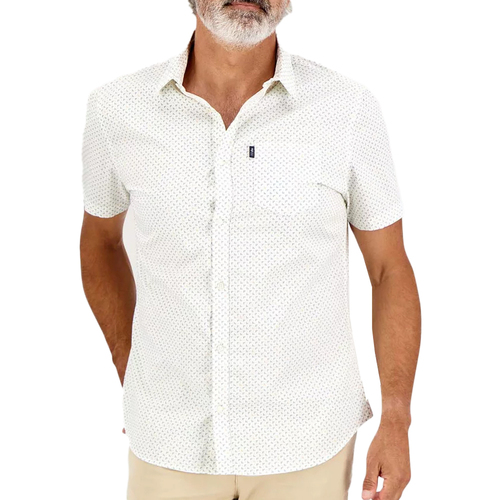 Textil Homem Camisas mangas curtas TBS  Branco