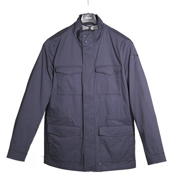 Textil Homem Casacos  Geox M EOLO FIELD JKT Azul